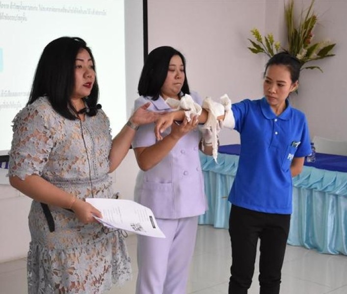 บริษัท พี ควอลิตี้ แมชชีน พาร์ท จำกัด จัดการฝึกอบรม การปฐมพยาบาลเบื้องต้น แก่พนักงานของบริษัท โดยได้รับร่วมมือจากคุณหทัยทิพย์ ทิพย์อักษร บริษัท เอ็น.อาร์.พี.แอนด์ เฮลธ์ แคร์ จำกัด เมื่อวันที่ 24 กุมภาพันธ์ 2561