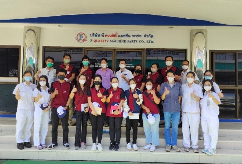 บริษัท พี ควอลิตี้ แมชชีน พาร์ท จำกัด ได้ต้อนรับบริษัท ซิงเกิ้ล พอยท์ เอ็นจิเนียริ่ง จำกัด เพื่อศึกษาการบริหารจัดการด้านการผลิต ในวันที่ 10 ธันวาคม 2565