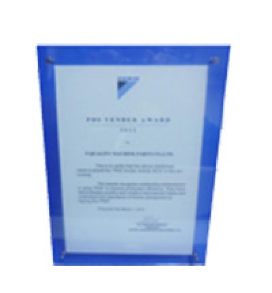 บริษัท พี ควอลิตี้ แมชชีน พาร์ท จำกัด รับมอบรางวัล PDS. Supplier Award 2012